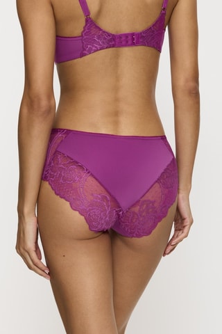 Culotte taille haute Wild Peony Florale Maxi  - Violet