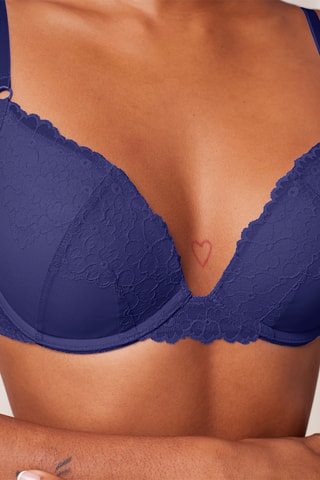 Soutien-gorge push-up Bright Spotlight - Bleu