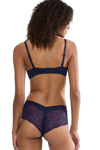 Soutien-gorge Body Make-Up Illusion Lace Balconette - Bleu