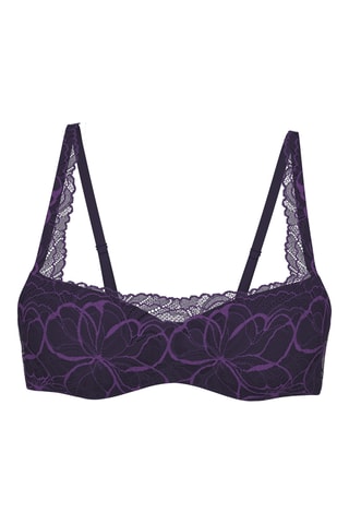 Soutien-gorge Body Make-Up Illusion Lace Balconette - Bleu