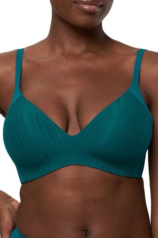 Soutien-gorge Body Make-up Patchwork  - Bleu