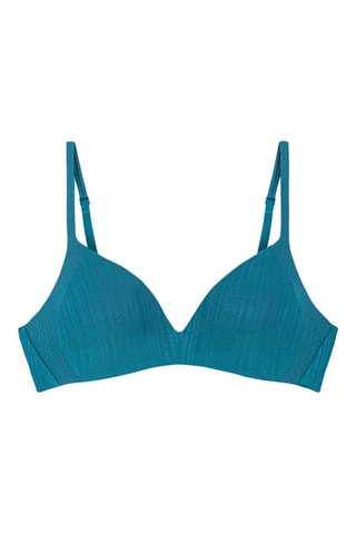 Soutien-gorge Body Make-up Patchwork  - Bleu