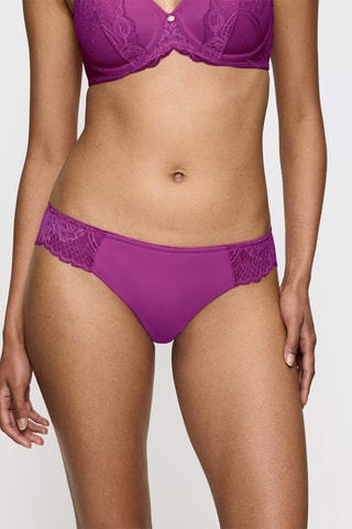 Tanga Wild Peony Florale Brazilian - Violet