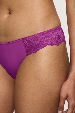 Tanga Wild Peony Florale Brazilian - Violet
