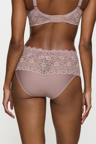 Culotte taille haute Amourette Maxi  - Violet