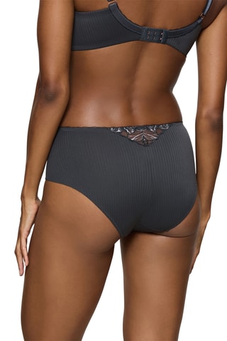 Culotte taille haute Wild Iris Florale Maxi  - Gris