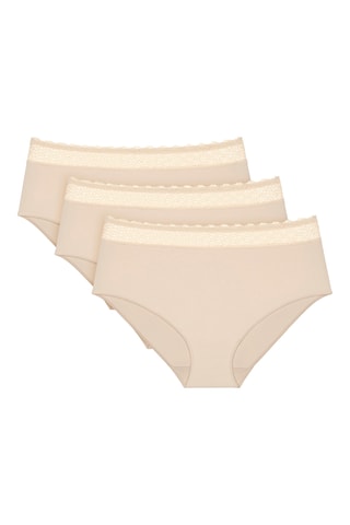 3 culottes Feel of Modal Midi - Beige