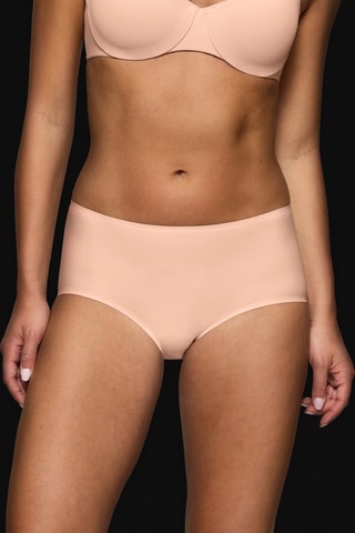 Shorty taille haute Body Make-Up Illusion Shorty EX - Jaune - Beige