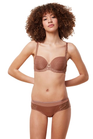 Soutien-gorge ampliforme Azalea Florale  - Marron