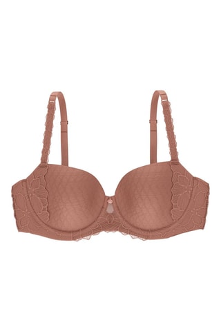 Soutien-gorge ampliforme Azalea Florale  - Marron