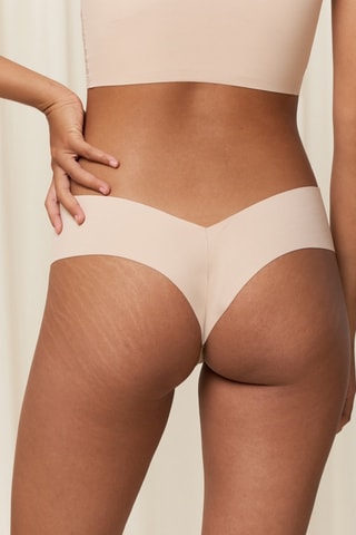 Tanga Flex Smart Highleg Brazilian - Beige