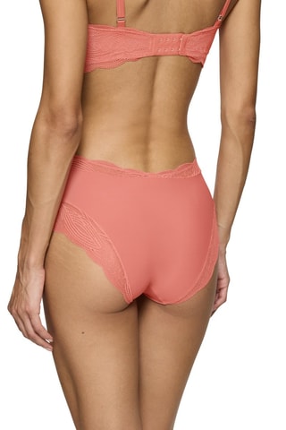 Culotte taille haute Triumph Lift Smart Bandeau Maxi  - Rose