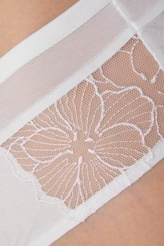 Culotte Azalea Florale Hipster  - Blanc