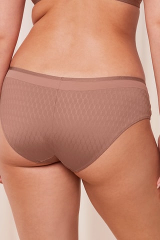 Culotte Azalea Florale Hipster  - Marron