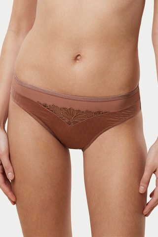 Culotte Azalea Florale Tai  - Marron