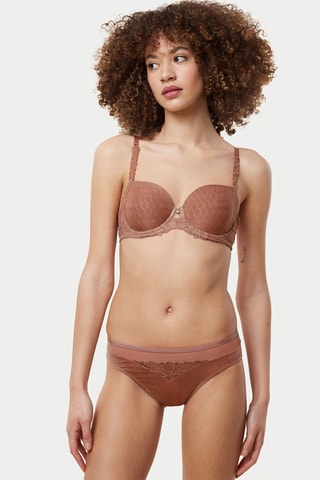 Culotte Azalea Florale Tai  - Marron