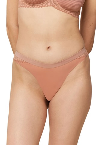 String  Spotlight High Leg string  - Marron