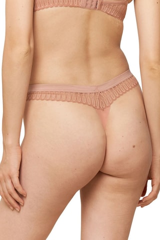 String  Spotlight High Leg string  - Marron