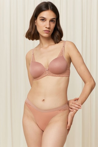 String  Spotlight High Leg string  - Marron