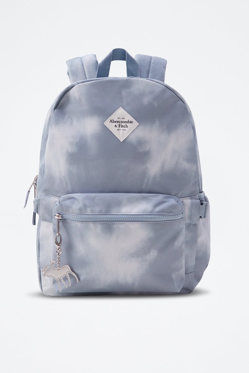 Sac à dos tye and dye - Ciel et blanc