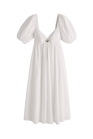 Vestido midi - Blanco