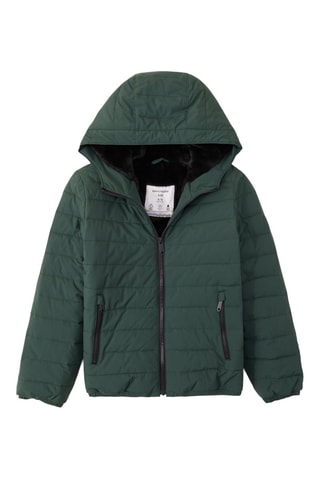 Anorak con capucha - Verde oscuro