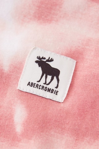 Camiseta efecto doble prenda tie-dye - Blanco y rosa viejo