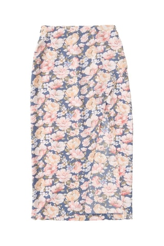 Falda cruzada - Azul grisáceo