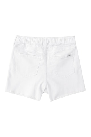 Falda efecto doble prenda - Blanco