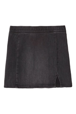 Falda vaquera - Negro