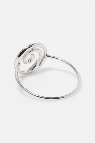 Anello Voûte - 
Oro bianco e diamanti