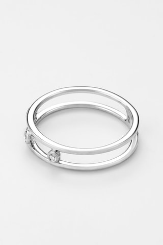 Anello Milene - Oro bianco e diamanti