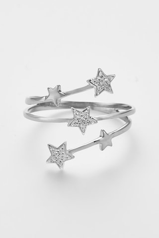 Anello - Oro bianco e diamanti