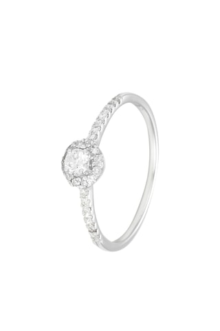 Anello Love Me - Oro bianco e diamanti