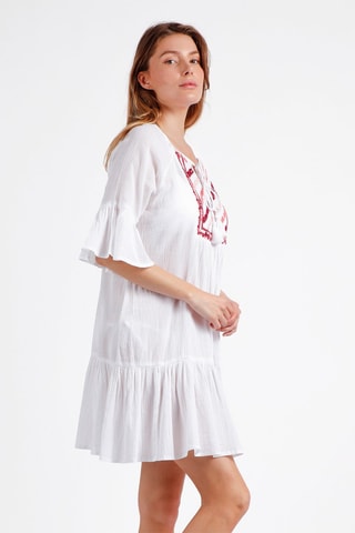 Abito a trapezio - Bianco