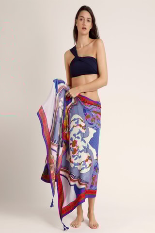 Pareo - 
Blu e rosso