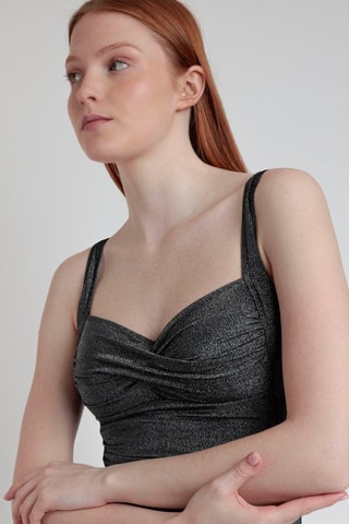 Fato de banho com copas Classic - Preto