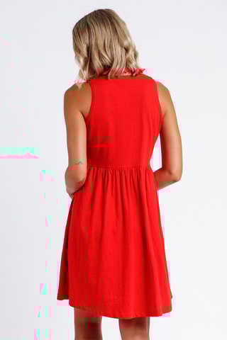 Abito taglio dritto - Rosso