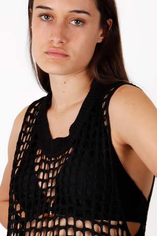 Abito taglio dritto - Nero