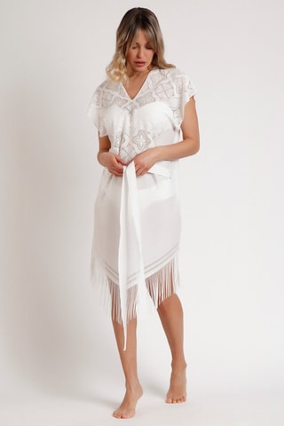 Abito Sunset Palm - Bianco