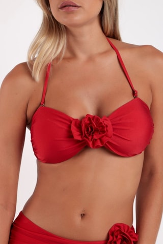 Bikini con coppe Paradise Beach - Rosso