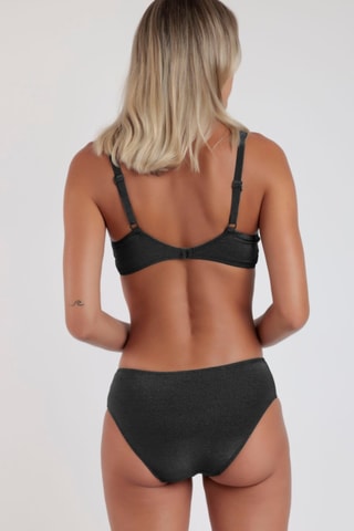 Bikini con coppe Classic - Nero melange