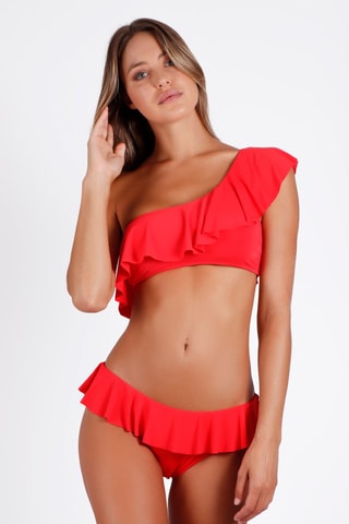 Bikini con coppe - Rosso