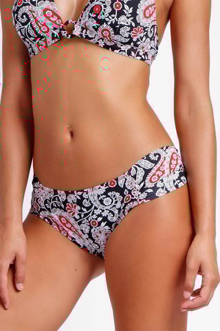 Bikini con coppe - Nero e bianco