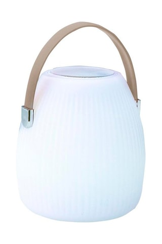Baladeuse musicale Bluetooth sans fil LED Mini May Play - Blanc