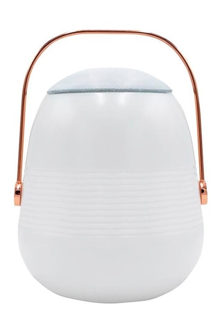 Baladeuse musicale Bluetooth sans fil LED Bob Station - Blanc - 5 W