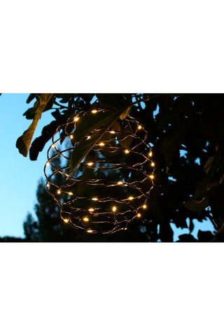 Spirale lumineuse solaire LED Orion - Noir - 1 W