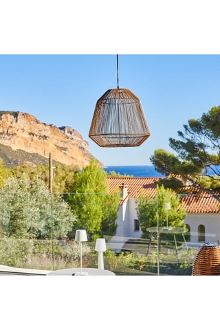 Suspension solaire LED Maya - Naturel