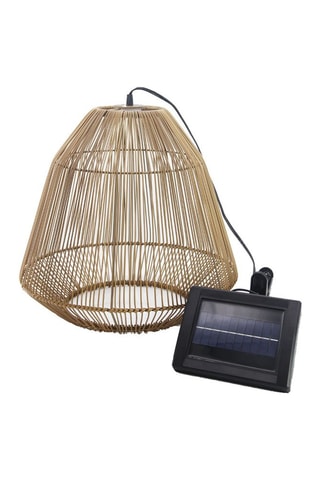 Suspension solaire LED Maya - Naturel