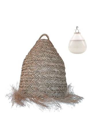 Suspension avec ampoule LED nomade Anafi  - Beige